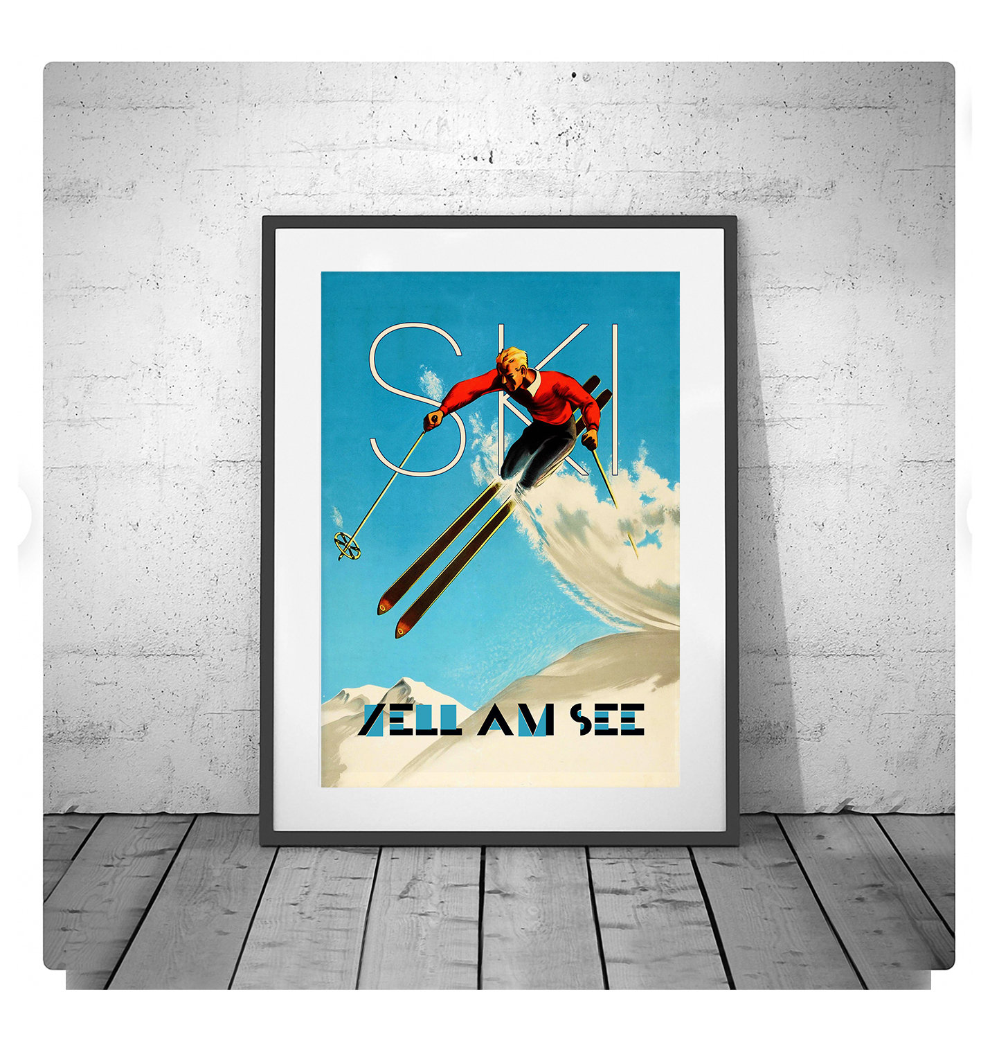 Zell Am See - Choice of 11 Vintage Retro Style Ski Austria Travel