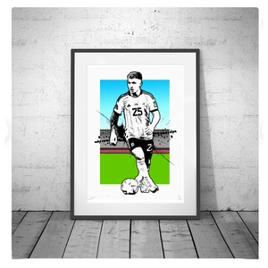 MARTINEZ - ARGENTINA - Poster, Martinez Poster, limitierter Druck, Martinez Poster, Fußball Poster, Fußball Geschenk, Vatertagsgeschenk