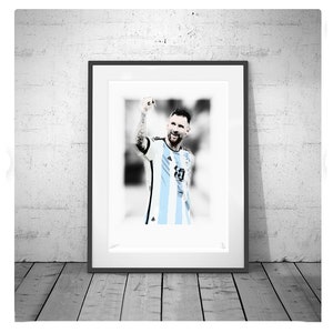 MESSI - ARGENTINA - poster, Messi Poster, limited Edition Print, Messi Poster, Football Poster, Football gift, Fathers Day Gift