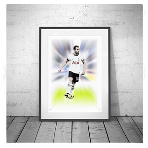 HARRY KANE - Tottenham poster, Harry Kane Poster, Harry Kane Print, Tottenham Poster, Football Poster, Football gift, Fathers Day Gift