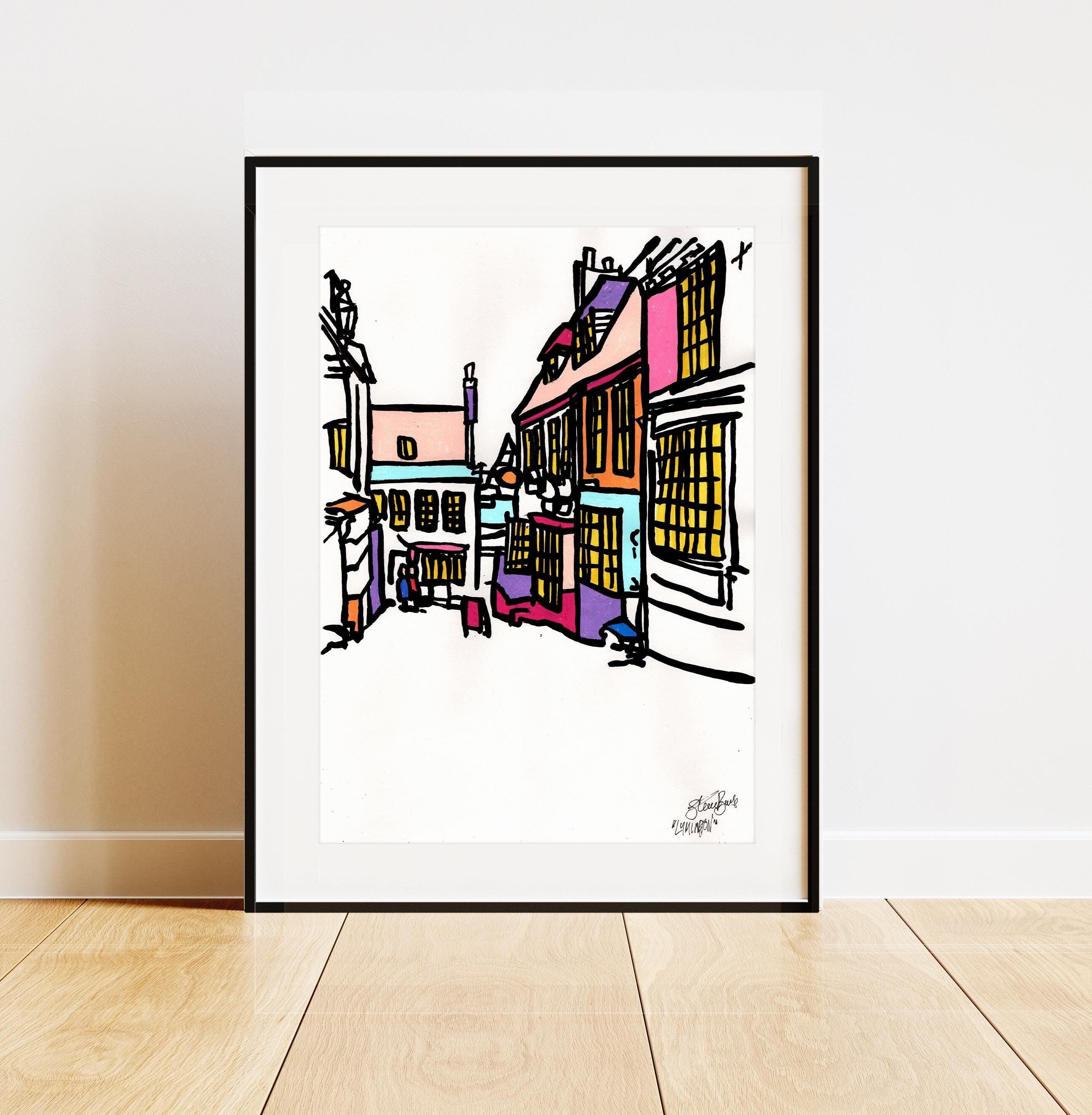 LYMINGTON ハンプシャー オリジナル フレーム入り リサイクルカード