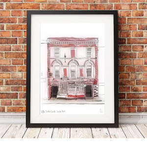 The Dublin Castle - Camden - signed limited edition urban sketch print
