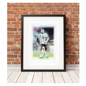 MARTINEZ - ARGENTINA - poster, Martinez Poster, limited Edition Print, Martinez Poster, Football Poster, Football gift, Fathers Day Gift