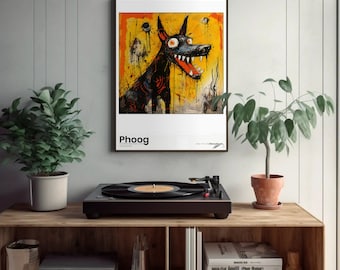 Big New Prinz - Serie After The Fall - impresión de arte de edición limitada firmada - cartel de concierto regalo ideal para amantes de la música perros A3