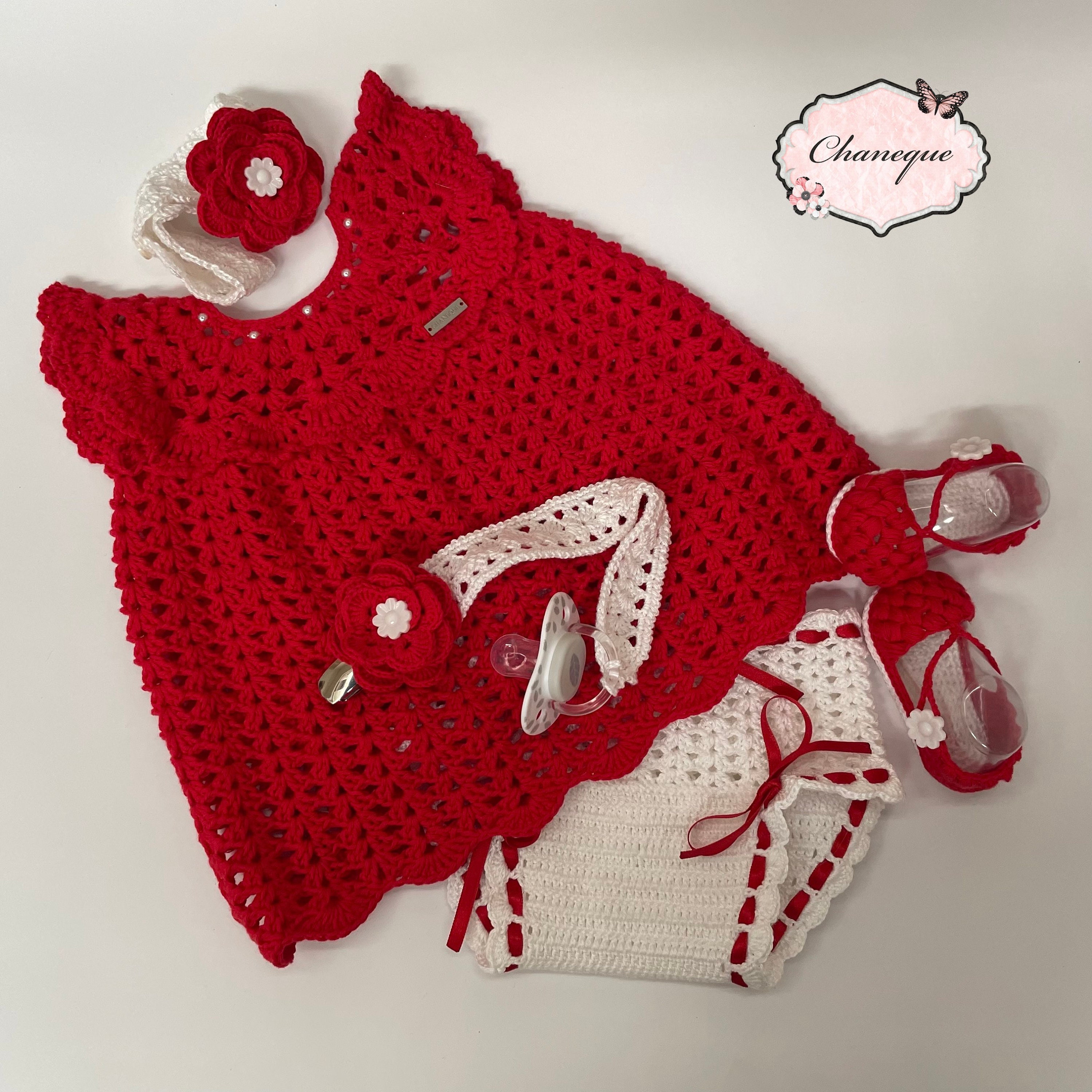 Vestido SARAH Para Bebé Y Niña Crochet Con a - Etsy