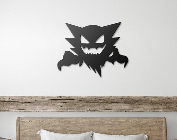 Haunter Metal Wall Art Pokemon Sign Silhouette Art Home - Etsy