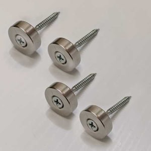 Magnetic Hanging Hardware for metal wall art signs, easy to use, invisible behind metal art, screws with strong magnets