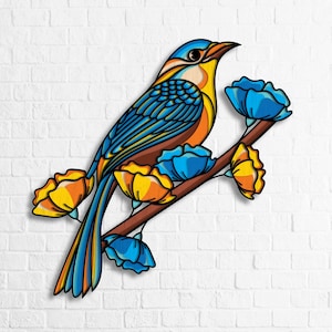 Sparrow Mandala SVG, Sparrow 3D Layered, Multilayer Panel for Laser Cutting, Cricut SVG, hummingbird feeder, wall art home, sparrow svg,