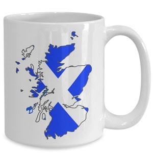Scotland Map Mug, Fier d’être écossais, étant Scottish Mug, Scotland tea and coffee mugs, J’adore l’Écosse, cadeau parfait pour tous les Écossais.