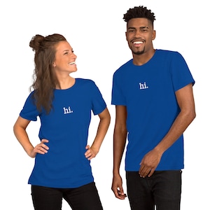 Unisex hi Tee (Dark)