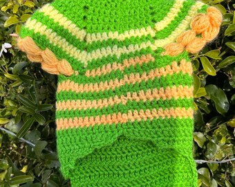 green cat sweater
