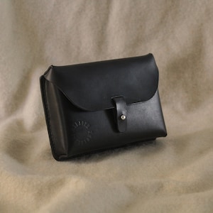 Pochette de ceinture en cuir — noir