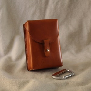 Pochette de ceinture en cuir — fauve