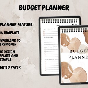 Planificateur de budget, planificateur financier, planificateur de budget non daté