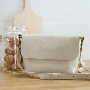 Leather Shoulder Bag for Everyday. Soft Leather Crossbody Bag for Women. Leather Handbags. Presents for mom. Available in 19 colors. Joy S
