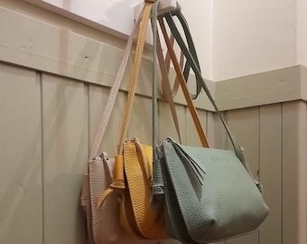 Leather Crossbody Sling Bag: Small Versatile Shoulder Bag