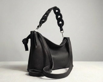 Borsa a Tracolla in Pelle Spagnola, Borsa Artigianale Donna – ARIA