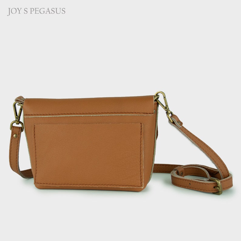 Leather Shoulder Bag for Everyday. Soft Leather Crossbody Bags for Women. Leather Handbags for Women. Handmade Leather Bag. Joy S Pegasus image 3