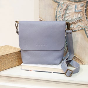 Leather Shoulder Bags for Women. Handmade Crossbody Bag for Travel. Minimalist Small Crossbody Bag for Everyday. Work Bag. 19 colors. Joy M.