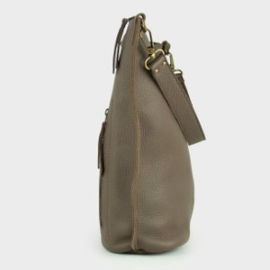 Shoulder Leather Hobo Bags. Handmade Genuine Leather Bags for women. Leather Purses. Leather Travel Bag. Mother's day present. June. image 3