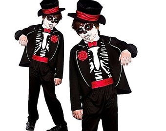 Boys ROTTEN SKELETON ZOMBIE Scary Halloween Horror Fancy Dress Costume Age 3-13 Boys ROTTEN SKELETON ZOMBIE Scary Halloween Horror Fancy Dress Costume Age 3-13