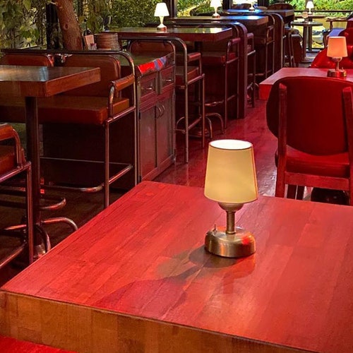 CORDLESS Table Lamp Portable Light Vintage Style Etsy