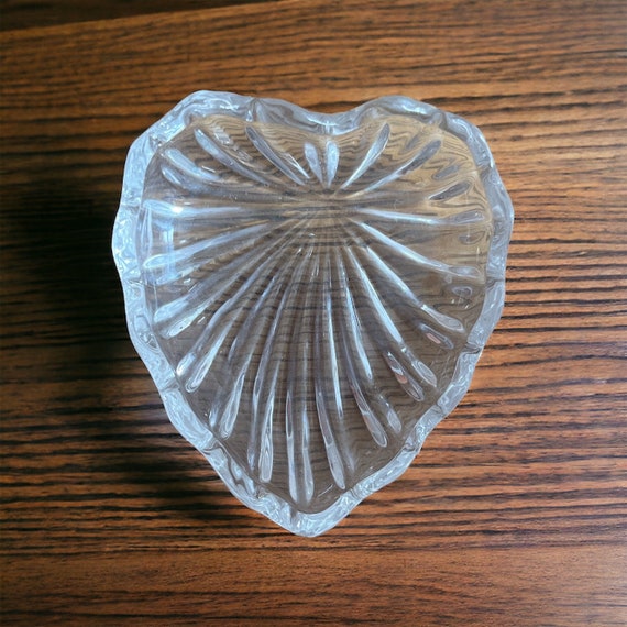 Royal Crystal Rock Heart-shaped Dish || Italian C… - image 2
