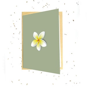 Postal de Flower Hawaii o tarjeta de felicitación 1 u 8 tarjetas