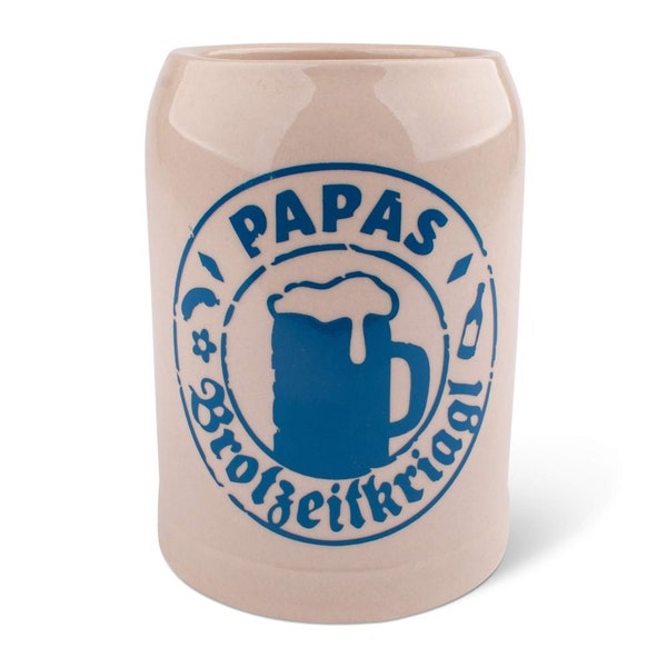 Bierkrug "Papas Brotzeitkriagl"