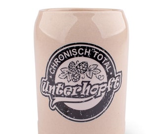 Bierkrug "Unterhopft"