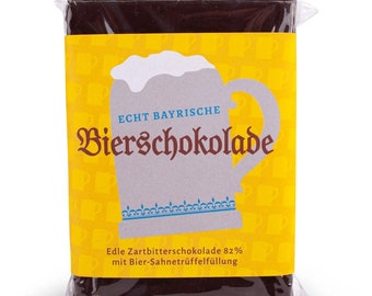 Echt bayerische Bier-Schokolade