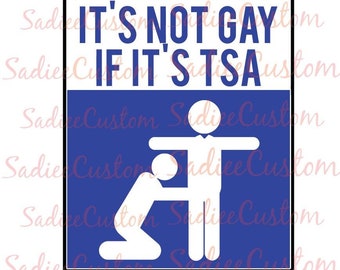 Funny TSA Design SVG, Cricut Silhouette (Digital Download)