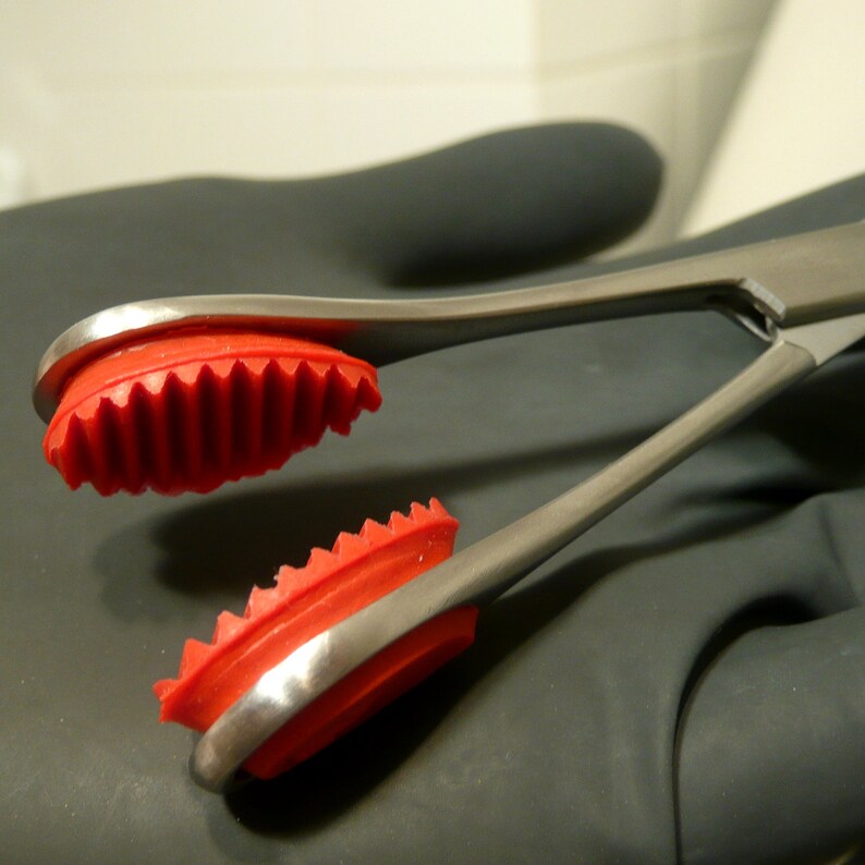 Young Tongue Forceps Surgical Oral Medical Clamp Fetish Bondage Play