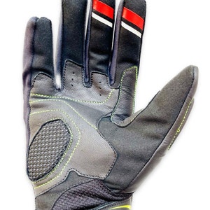 Gants courts de moto/gants de moto de sport d'été robustes de course en cuir confortables image 2