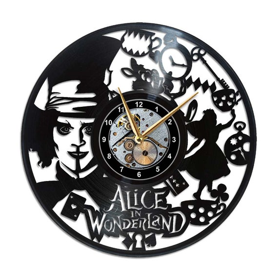 Mad Hatter Clock Mad Hatter Gift Mad Hatter Decor | Etsy