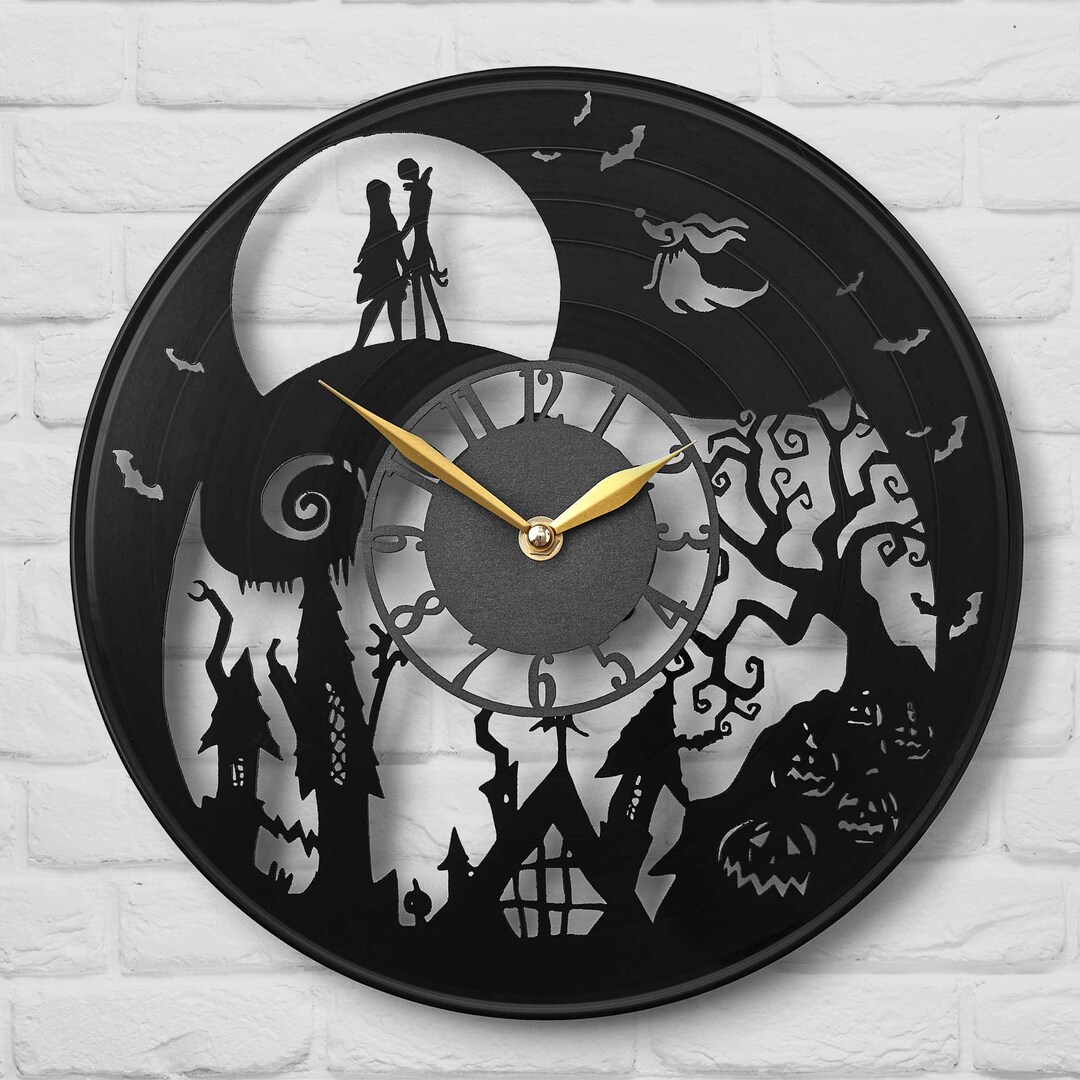 Nightmare Before Christmas Clock Nightmare Before Christmas Etsy Canada