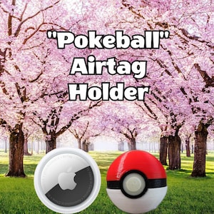 Pokeball Inspired Airtag Holder