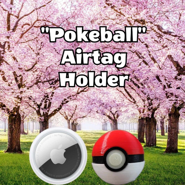 Pokeball Inspired Airtag Holder