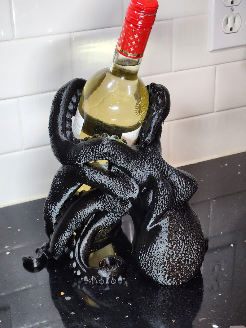 Bordeaux Octopus Wine Holder Etsy
