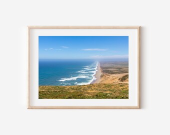 Küsten Druck, Kalifornien Druck, Instant Download, Minimalistisch, Digitaler Download, Moderner Druck, Wandkunst, Wanddrucke, Landschaftsfotografie