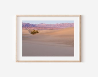 Wüstendämmerung, Wüstenstimmung, Neutraler Druck, Beige Druck, Minimalistisch, Digitaler Download, moderner Druck, Wanddrucke, Landschaft, neutrale Farben