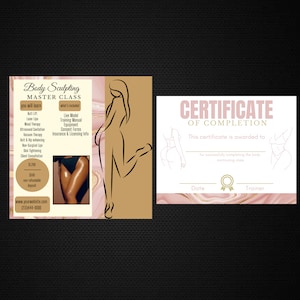 Body Sculpting Master Class Flyer, Body Sculpting Class Flyer, Body Sculpting Class Flyer Editable through Canva