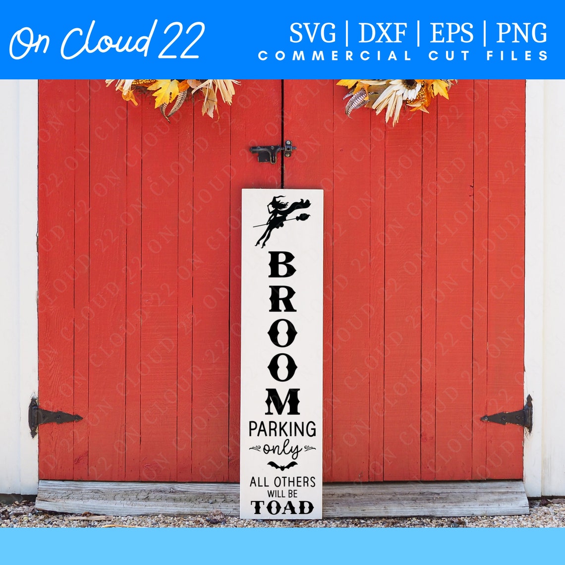 Halloween Porch Sign SVG Bundle, Digital Halloween Vertical Signs