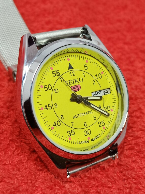 Mechanical Vintage Seiko 5 Automatic Men's Wrist Watch - Etsy UK