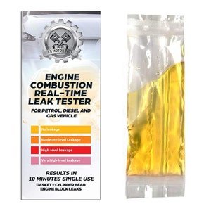 CS Engine Combustion Real-TIME Leak Tester - CO2 Leak Tester - Cylinder Head Gasket Tester - 2 PCS in a Box