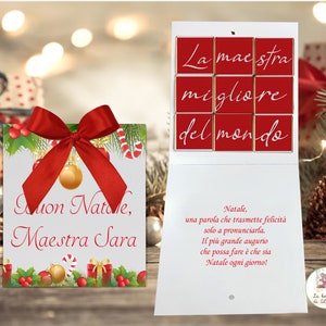 Set cioccolatini natalizi per la Maestra