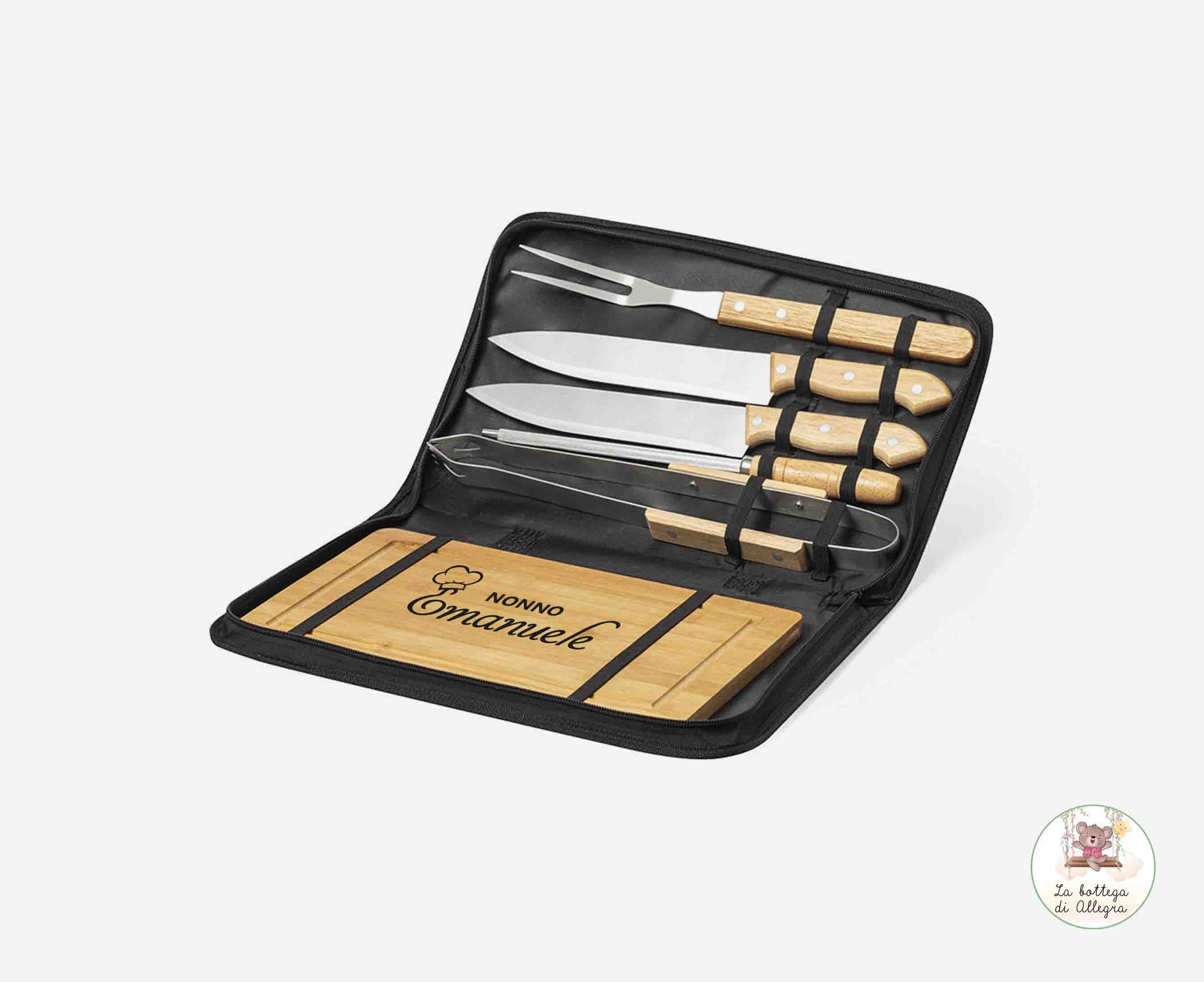 Set barbecue composto da 6 accessori personalizzato
