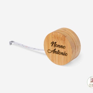 1 m measuring tape, personalized with engraving