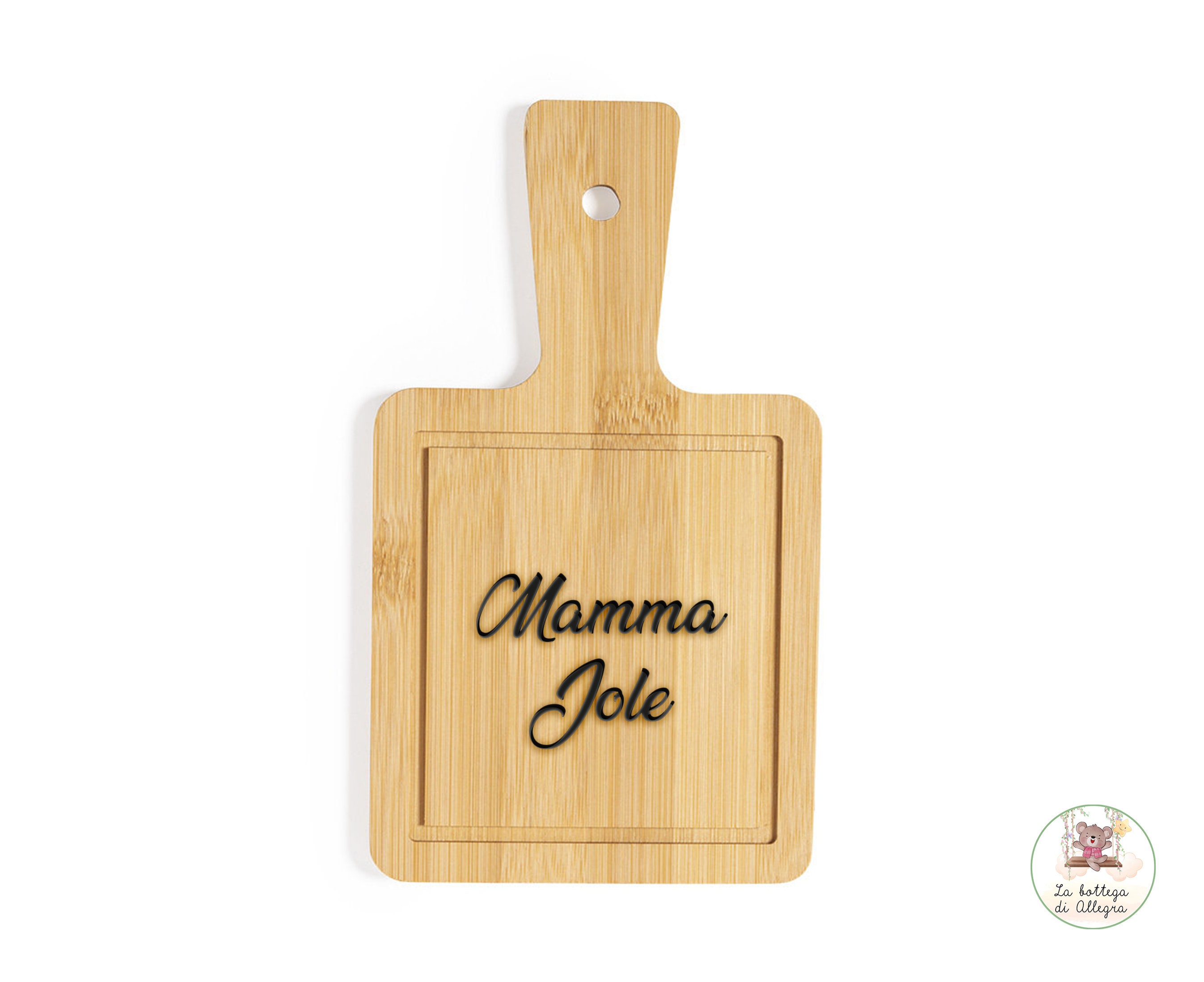 Tagliere In Bambù Personalizzato Con Incisione Laser – 20x30x1 Cm, Lavabile In Lavastoviglie, Confezione Regalo - 2