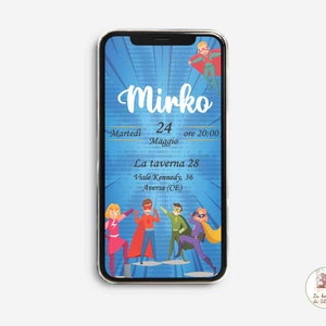 Digital INVITATION Baby birthday, customizable invitation, party invitation, digital invitation, Whatsapp invitation